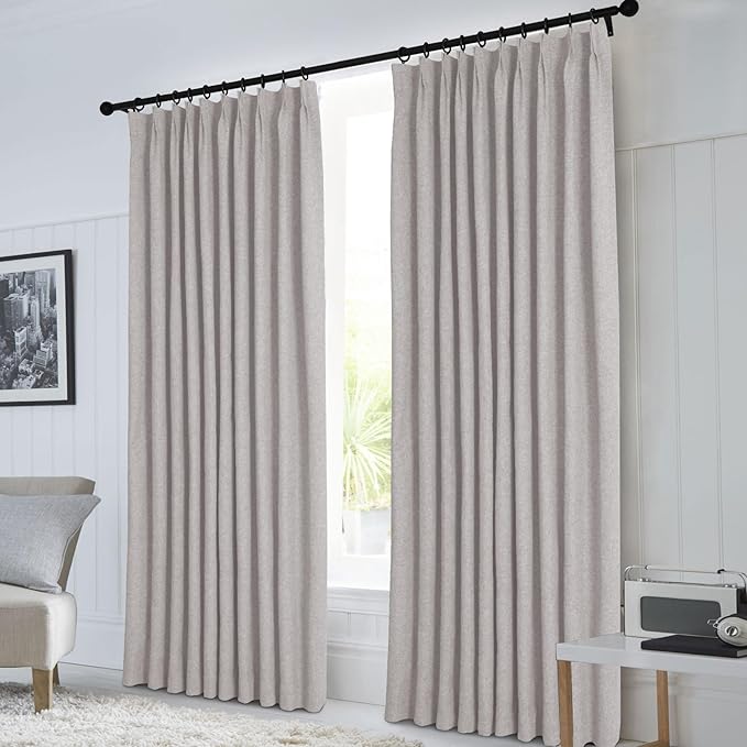 Macochico Pinch Pleated Blackout Curtains 102 Inches Long 100% Light Blocking - Image 2