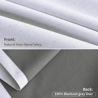 Joywell Pinch Pleated 100% Blackout Curtains 110 Inches Long - Image 9