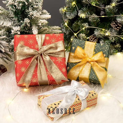 Gold Silk Chiffon Ribbon - Image 5