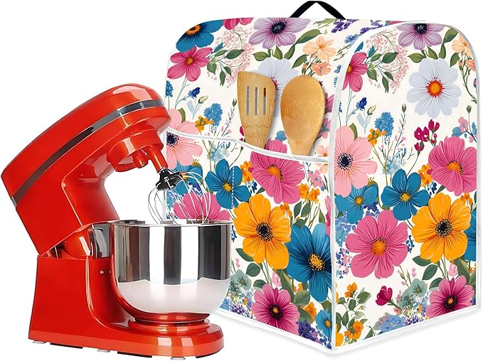 Mixer Dust Cover for 6-8 Qt Stand Mixer, Cloth Cover - Image 5