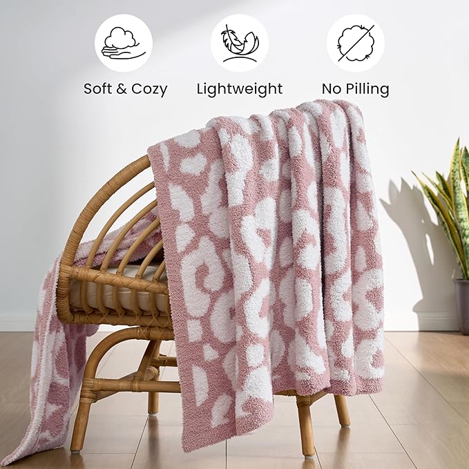Joiedomi Throw Blanket for Couch Bed Sofa, Knitted Blankets Gifts for Women Mom - Image 8