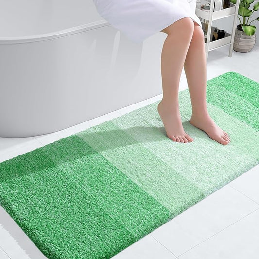 OLANLY Bathroom Runner Rugs 54x24, Extra Soft Absorbent Microfiber Bath Rugs by OLANLY