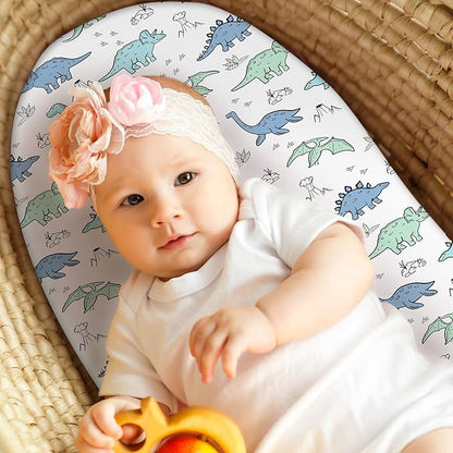 Baby Bassinet Sheets Girl Boy, Fitted Bassinet Sheet Set 3 Pack Bassinet - Image 2