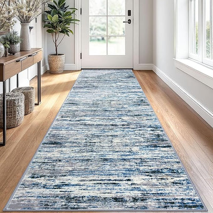 Modern Abstract Runner Rug 2.6x10 by lansny