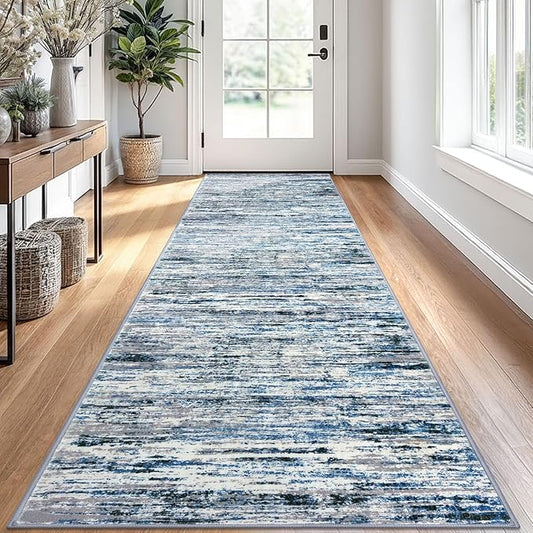 Modern Abstract Runner Rug 2.6x10 by lansny