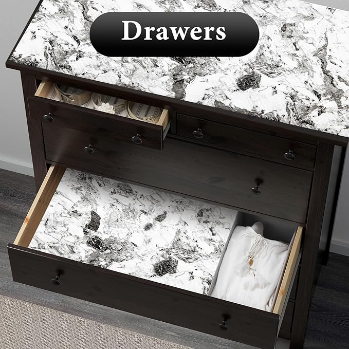 Drawer and Shelf Liner for Kitchen Cabinet: 23.6 in X 20 Ft Non Slip Waterproof - Image 2