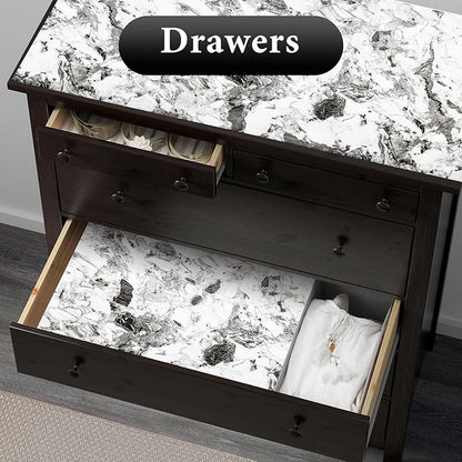 Drawer and Shelf Liner for Kitchen Cabinet: 23.6 in X 20 Ft Non Slip Waterproof - Image 2