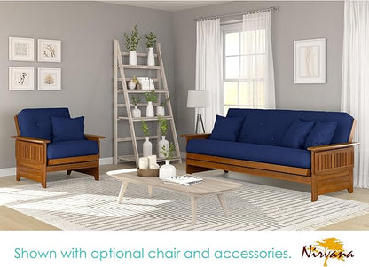Nirvana Futons Brentwood Tray Arm Futon Sofabed Set - Image 3