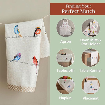 Maison d' Hermine Kitchen Towels Set of 2 100% Cotton 27.50" x 20" Reusable - Image 6