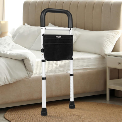 panta bed rails for elderly adults safety, adjustable, front angle view