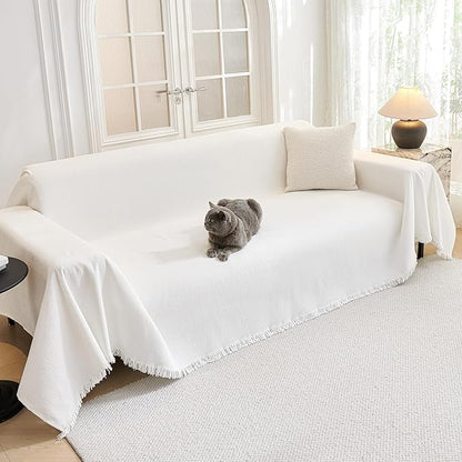 MYSKY HOME Sofa Covers for 2 Cushion Couch L Shaped Couch Cover Washable Couch - Image 9