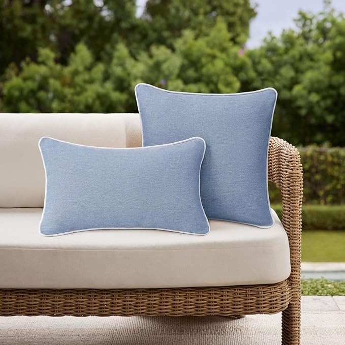 Decorative Outdoor Water Repellent Throw Pillows - Image 2