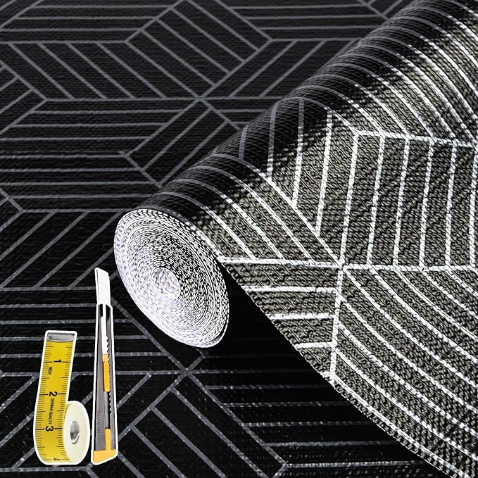 Shelf Liners for Kitchen Cabinets 17.3in x 20FT, Non Adhesive Cabinet Liner by Kimhan
