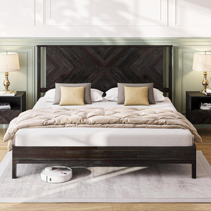 bme vivian 14 inch deluxe bed frame with, main product view