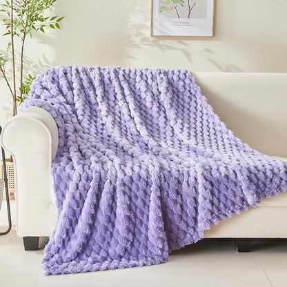 NEWCOSPLAY Super Soft Throw Blanket Lavender Premium Silky Flannel Fleece 3D - Image 8