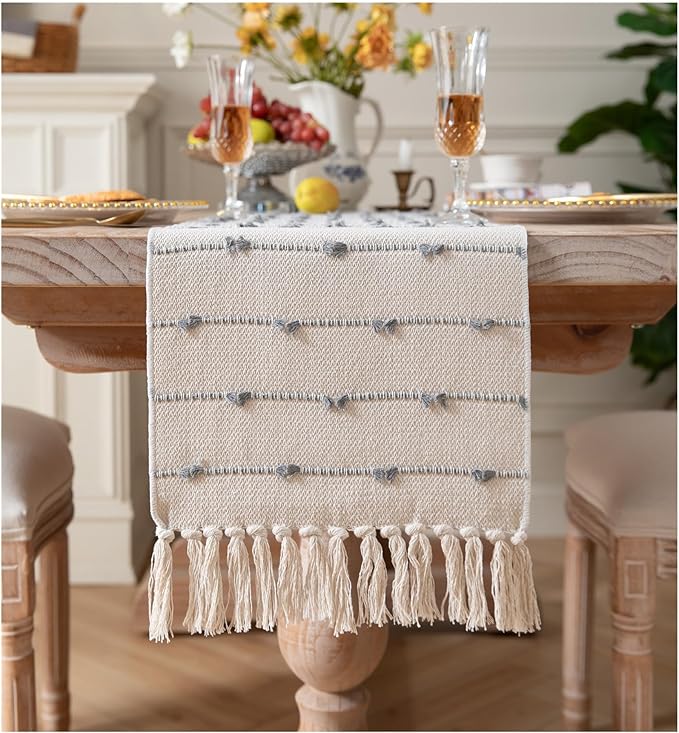 Caflife Boho Table Runner 72 Inchs Long by Caflife