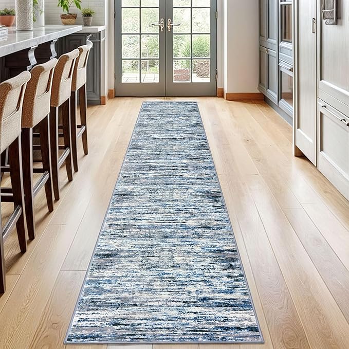 Modern Abstract Runner Rug 2x12 - Image 2
