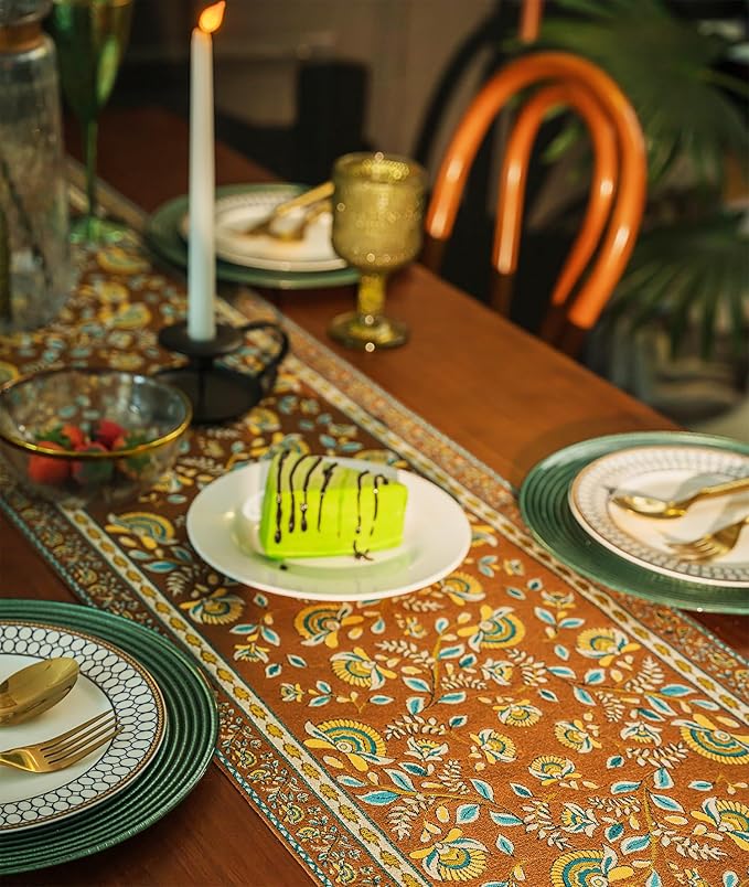 13×72 Inch Table Runner, Retro-Luxury Tassels Series - Image 6
