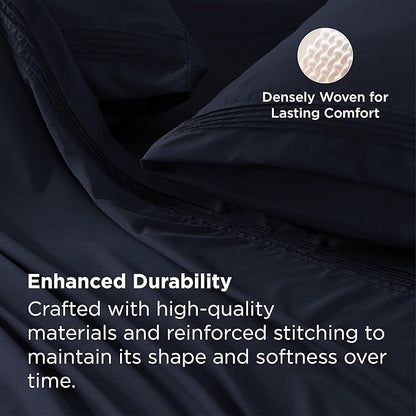 Bedsure Twin XL Sheets Dorm Bedding, GentleSoft Breathable Extra Long Twin - Image 6