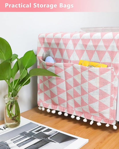 Microwave Oven Cover Dustproof Cotton Machine Protector Decorative Kitchen - Image 6