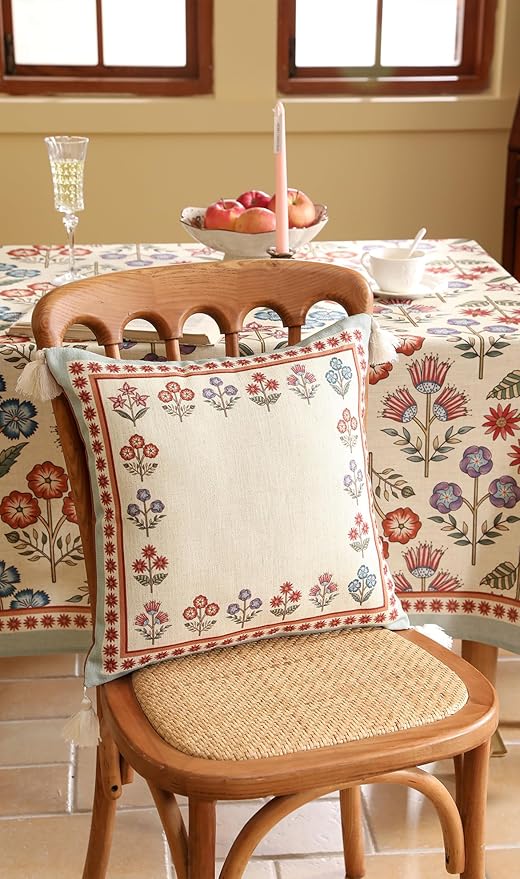 Blue Throw Pillow Covers, Cottage Rustic Farmhouse - Image 6