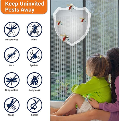 Magnetic Screen Door，Screen Door Mesh，Keep Bugs Out, Heavy-Duty Mesh Curtain - Image 5