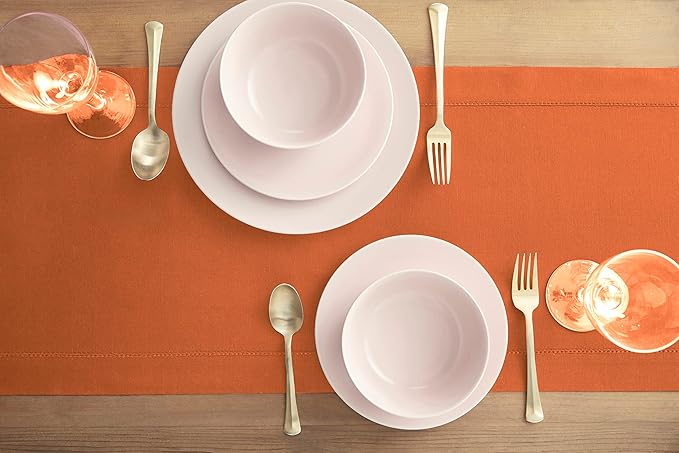 Solino Home Cotton Linen Table Runner 60 Inches - Image 3