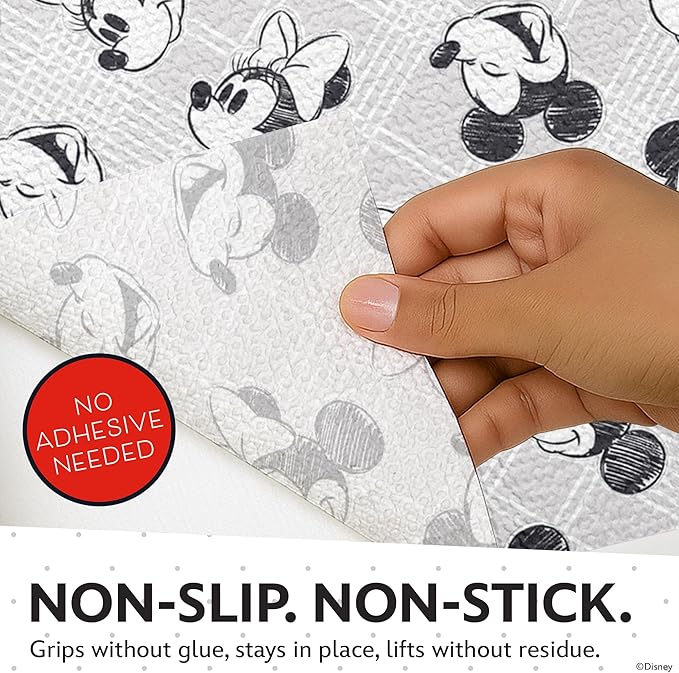 Disney Non Adhesive Shelf Liner – 18”x 10 ft Water-Resistant Drawer Liners - Image 5