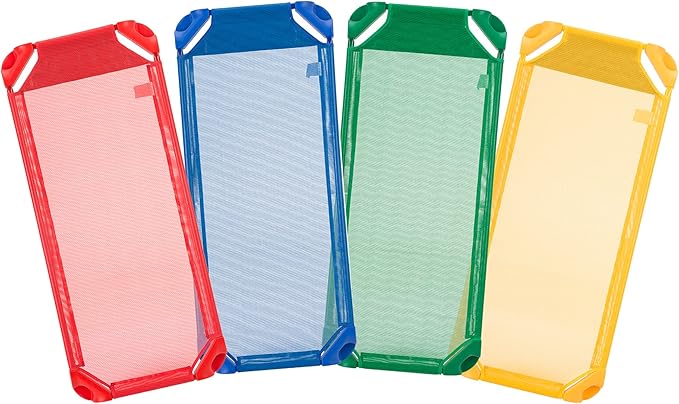Sprogs Deluxe Heavy-Duty Childrens Standard 52"L Stackable Daycare Cot - Image 7