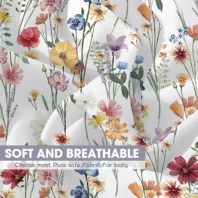 Bimocosy Crib Sheets 4 Pack, Baby Crib Sheets Fitted - Image 9