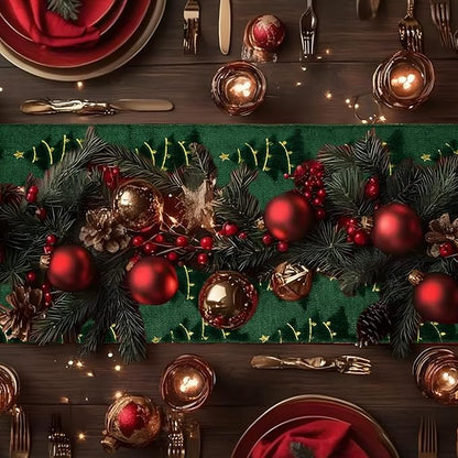 IVAPUPU Christmas Table Runner for Winter Holiday - Image 3