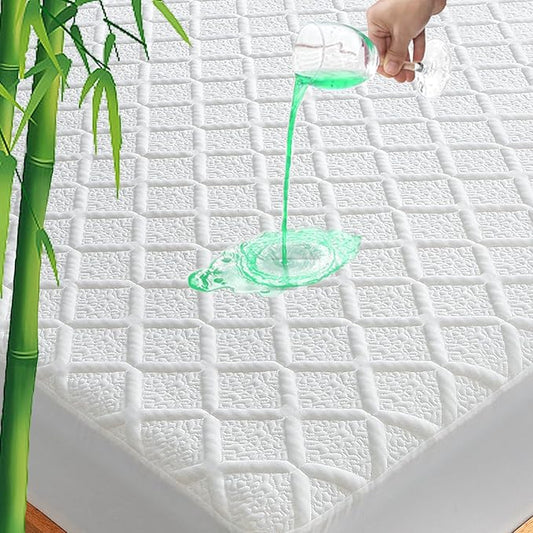 UNILIBRA Full Size Waterproof Mattress Protector, 3D Air Rayon Made from Bamboo by Unilibra