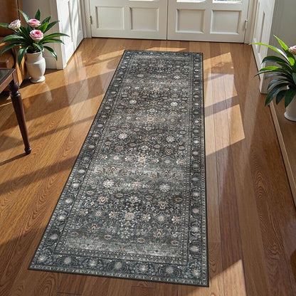 Collive Washable Runners Rug for Hallway, 2x6 Boho Kitchen Runner Rugs Non Slip - Image 2
