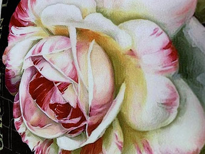 Elegant Velvet Floral Throw Pillow Cover Double Sides Handmake Flower - Image 3