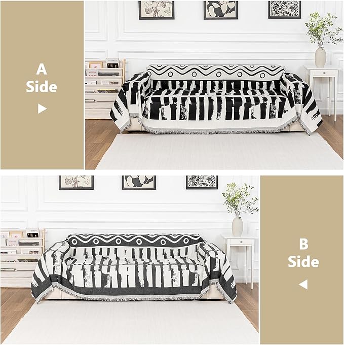 MEETSKY Boho Couch Cover Sofa Covers - Image 3