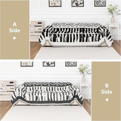 MEETSKY Boho Couch Cover Sofa Covers - Image 3