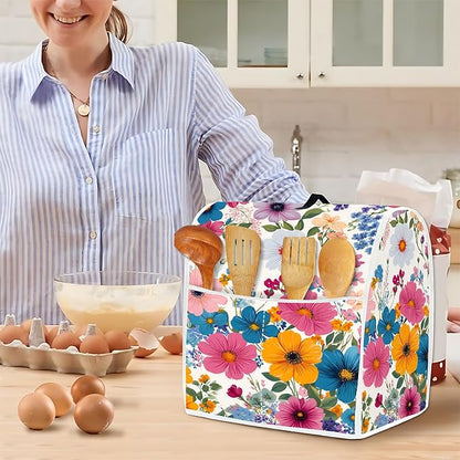 Mixer Dust Cover for 6-8 Qt Stand Mixer, Cloth Cover - Image 4