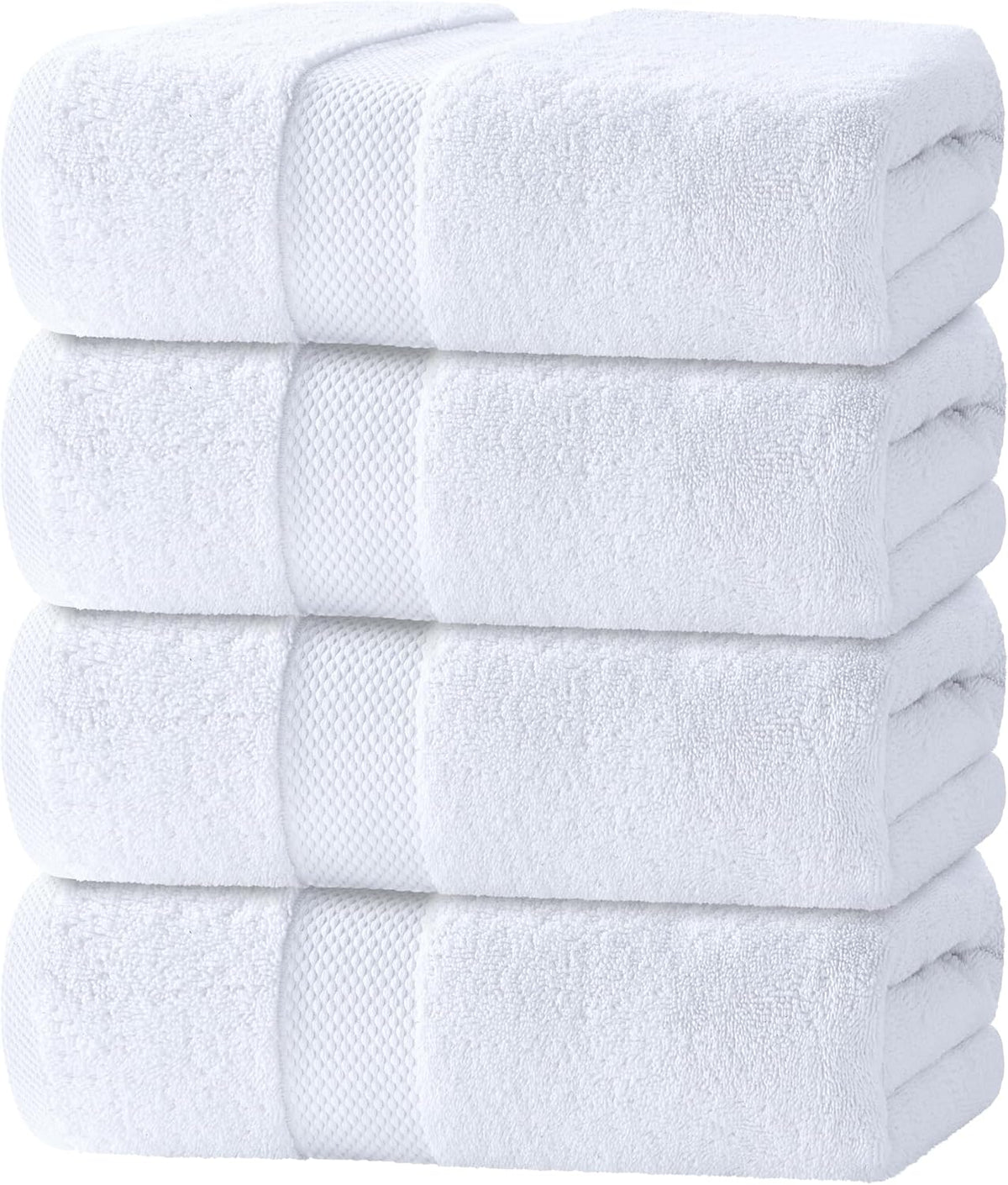 white classic luxury white bath towels - 4, main product view