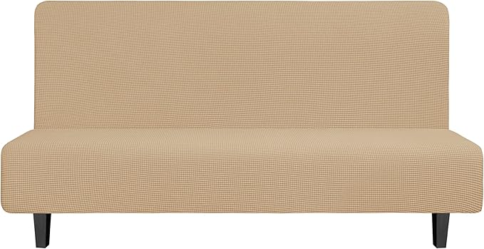 Easy-Going Stretch Futon Slipcover Armless Futon Bed Cover Furniture Protector by Easy-Going
