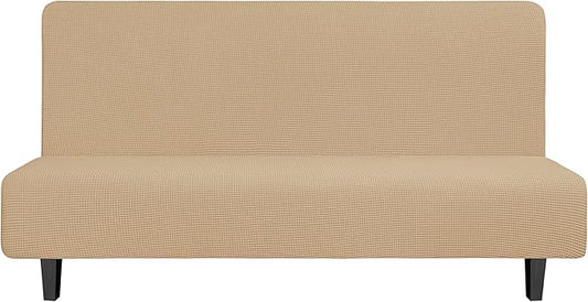 Easy-Going Stretch Futon Slipcover Armless Futon Bed Cover Furniture Protector by Easy-Going
