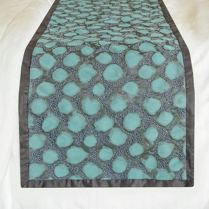 The HomeCentric Blue Bed Runner - Image 4