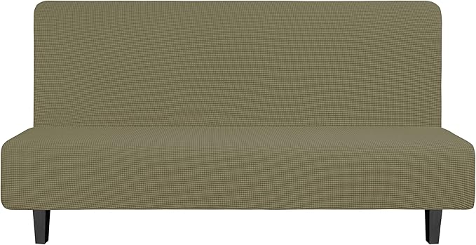 Easy-Going Stretch Futon Slipcover Armless Futon Bed Cover Furniture Protector by Easy-Going