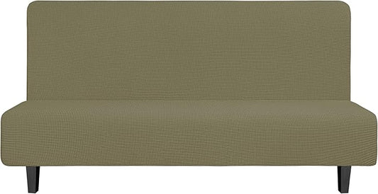 Easy-Going Stretch Futon Slipcover Armless Futon Bed Cover Furniture Protector by Easy-Going