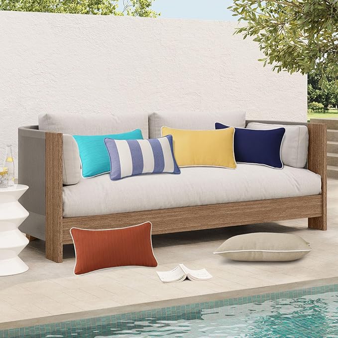 Decorative Outdoor Water Repellent Throw Pillows - Image 5