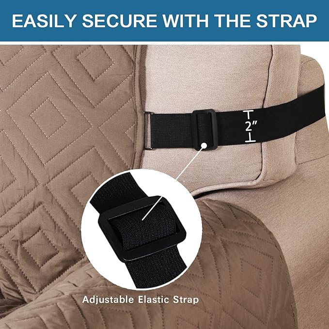 H.VERSAILTEX Reversible Sofa Slipcover Furniture Protector Water Resistant 2" - Image 3