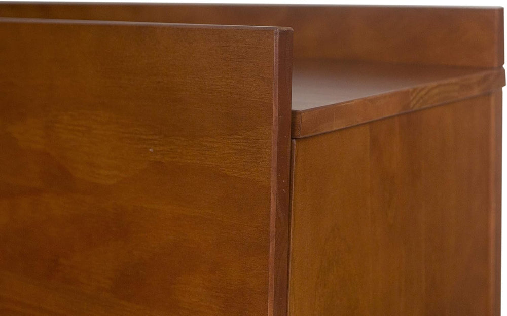 memomad Bali Storage Headboard Freestanding, Full Size, Caramel Brown