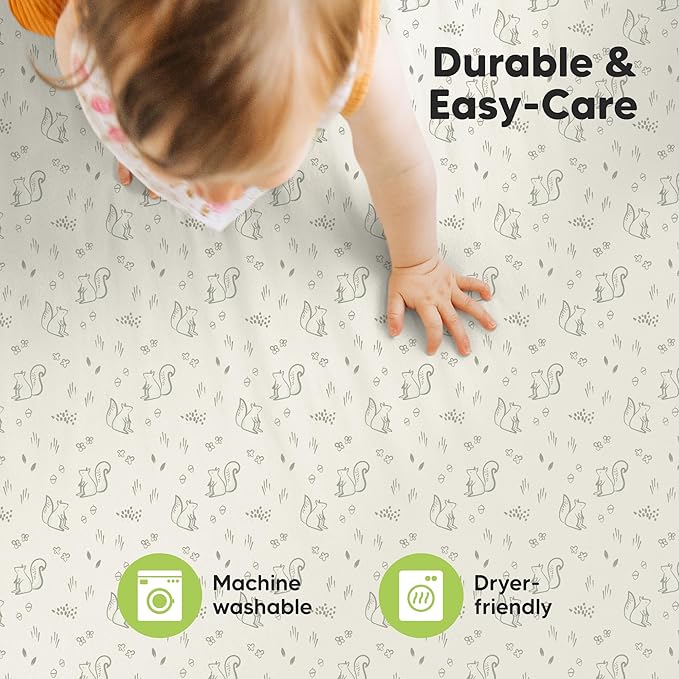 2-Pack Mini Crib Sheets Fitted - Image 7