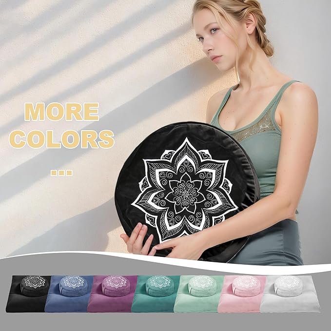 Meditation Zafu Cushion Set - Image 6