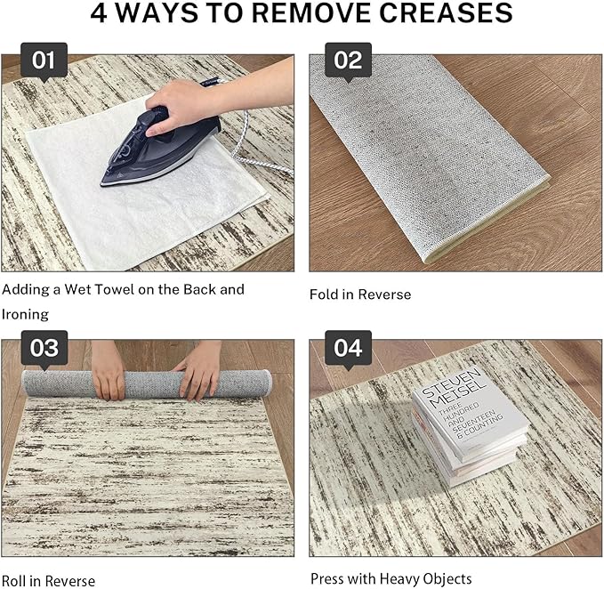 Modern Abstract Hallway Runner Rug - Image 4