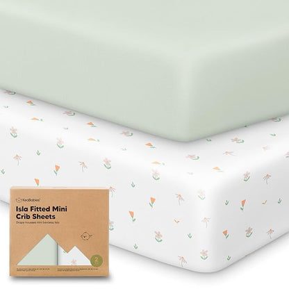 Pack and Play Sheets Fitted by KeaBabies